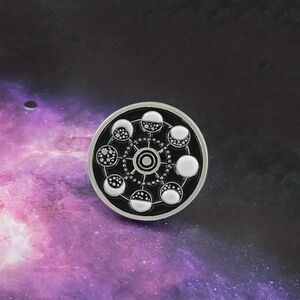 Moon Phases Enamel Pin